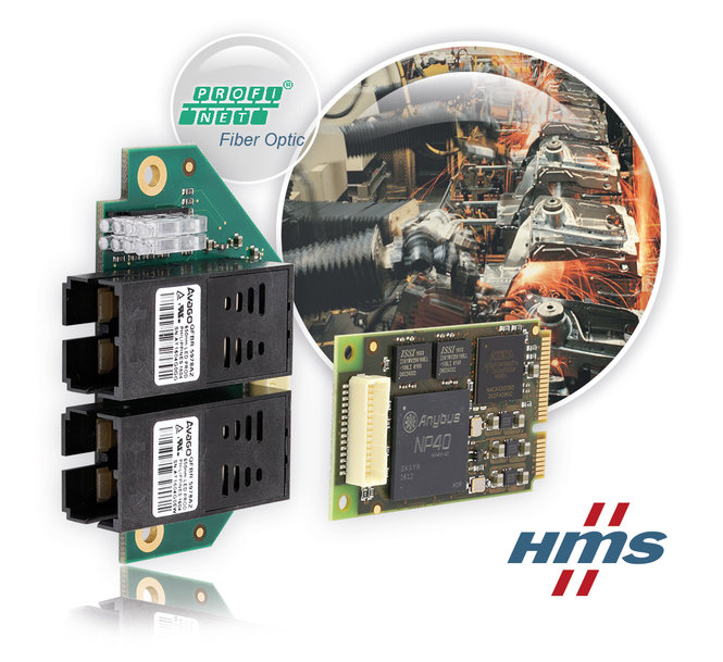IXXAT INpact PCIe mini kort sætter pc'er i stand til at kommunikere på PROFINET IRT Fiber Optic